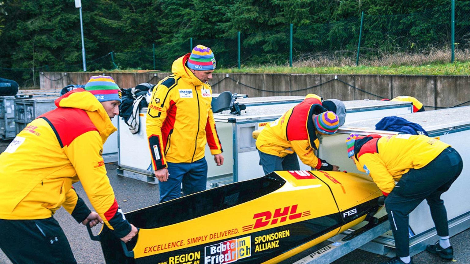 Winter sports logistics DHL Freight