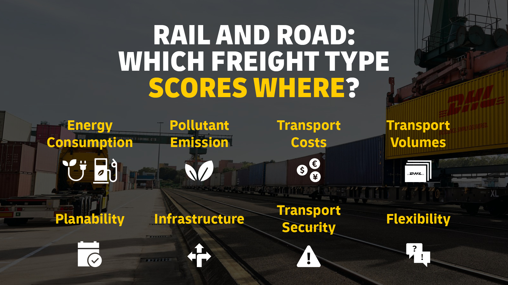 Road Transport vs Rail Transport DHL Freight