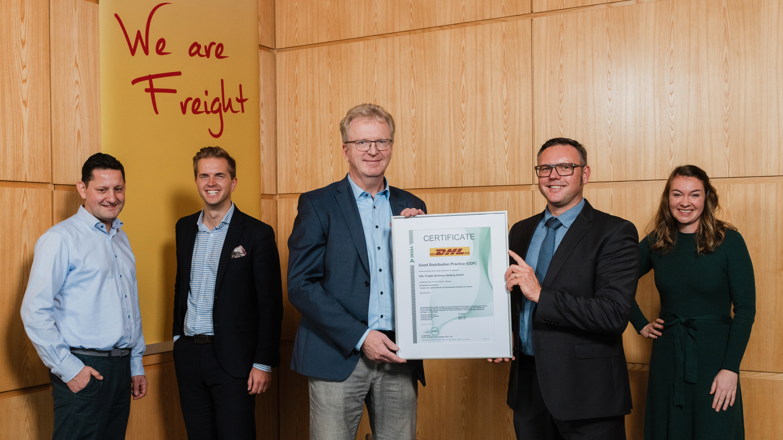 DHL Freight Is GDP Certified for Pharmaceutical Transports