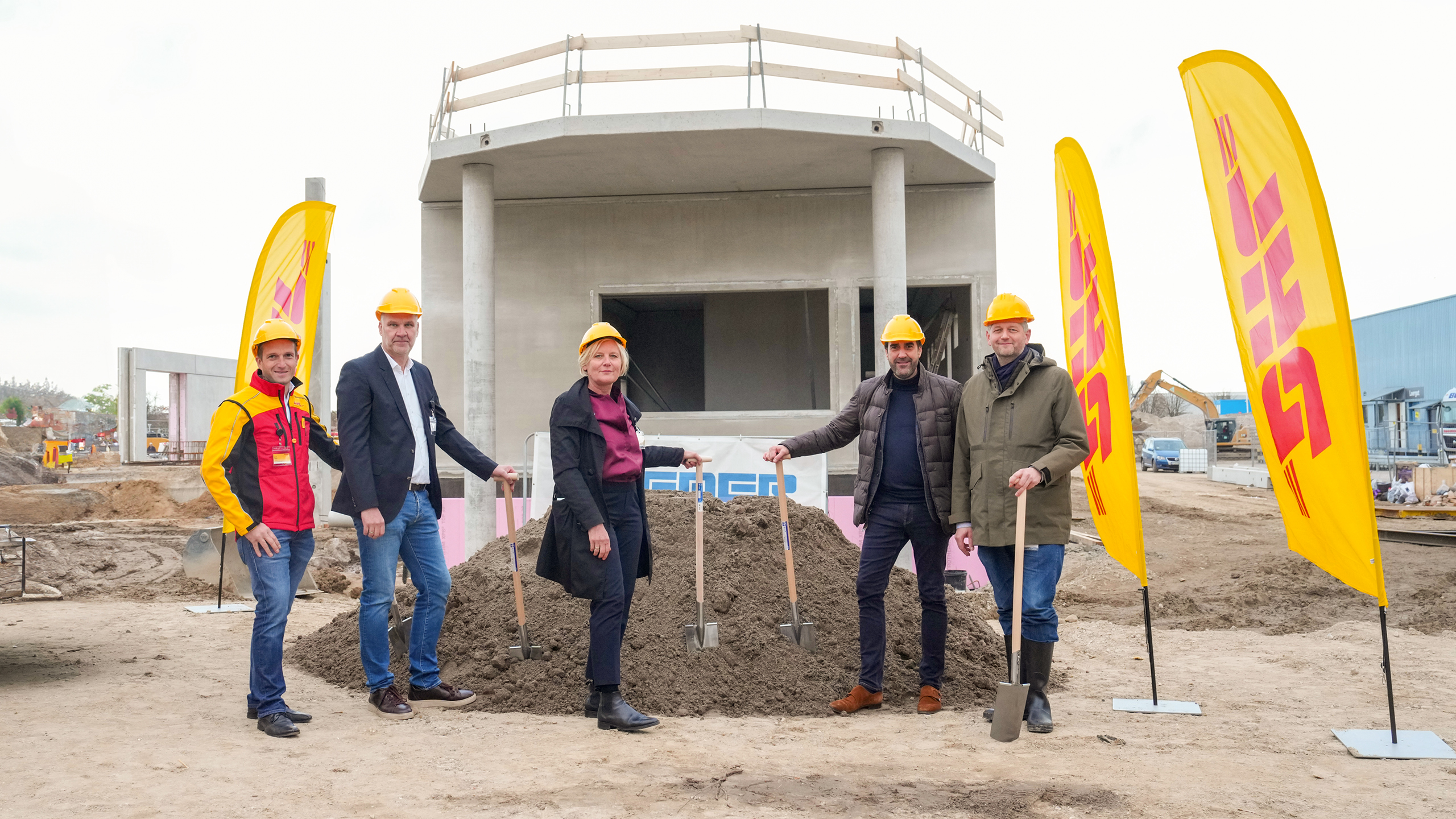 Besserer Service und mehr Nachhaltigkeit auf der letzten Meile: Baubeginn für Terminal in Berlin-Marienfelde