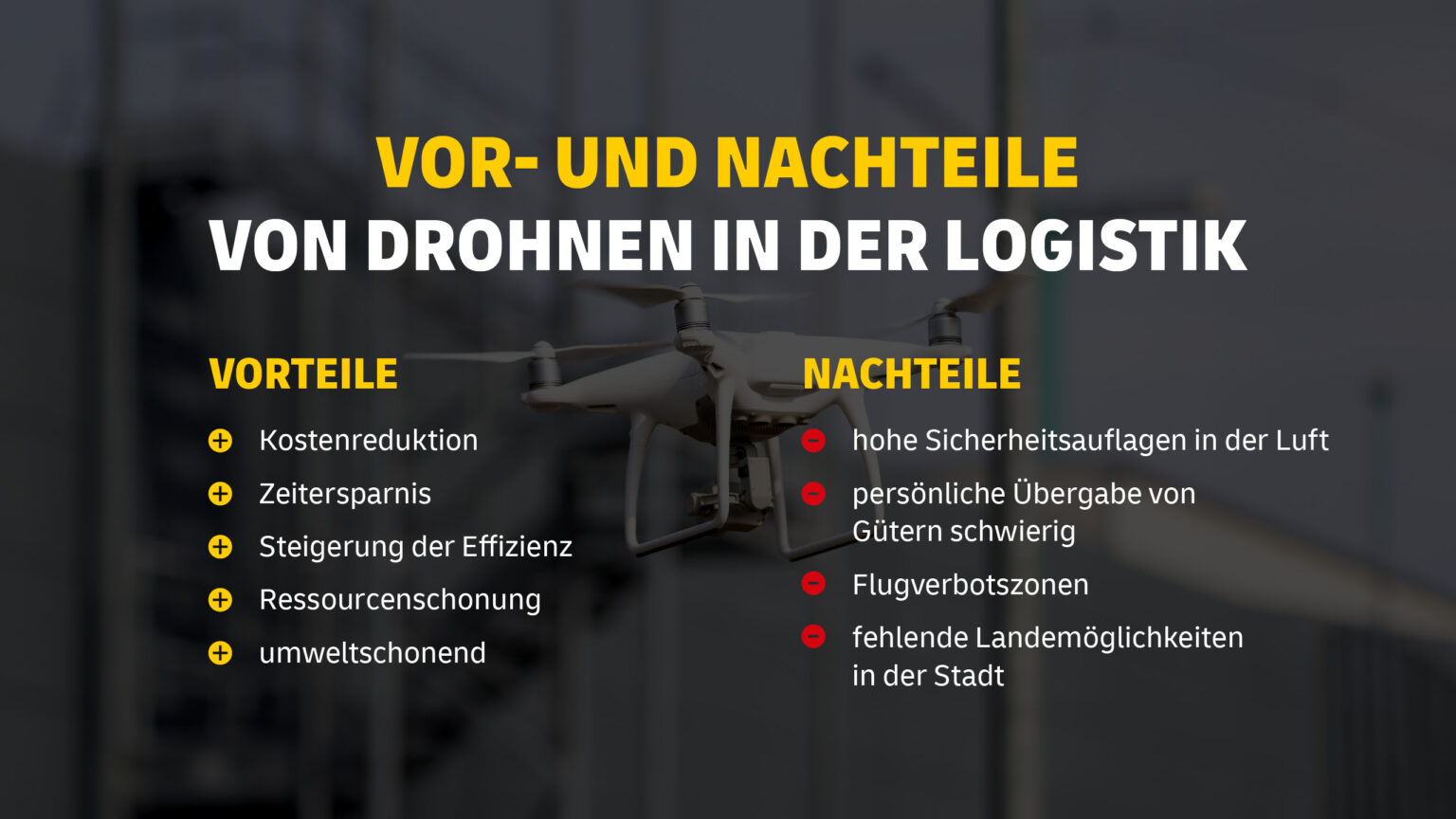 Einsatz von Drohnen in der Logistik | DHL Freight