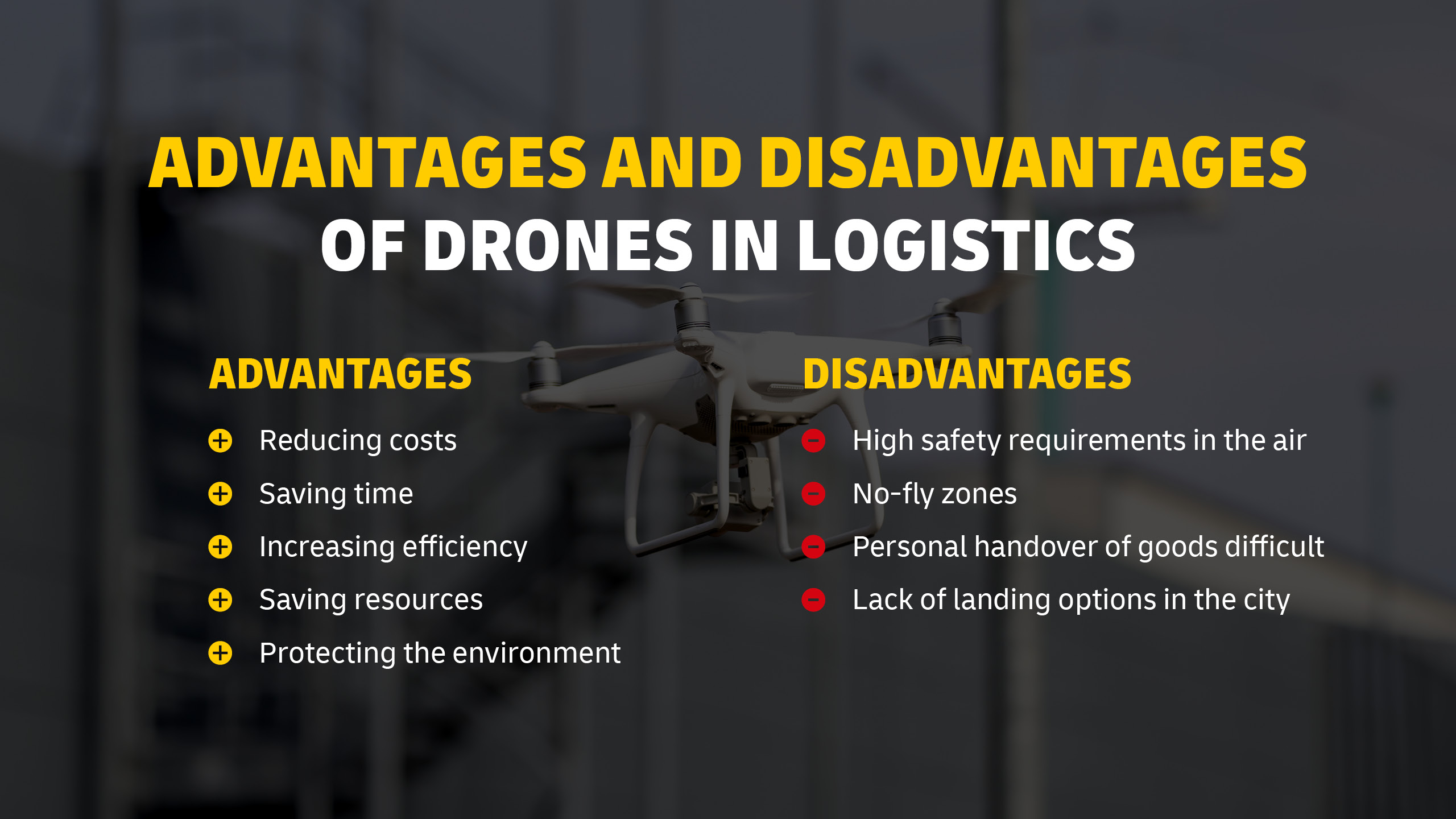 Future of Freight Use of Drones in Logistics DHL Freight