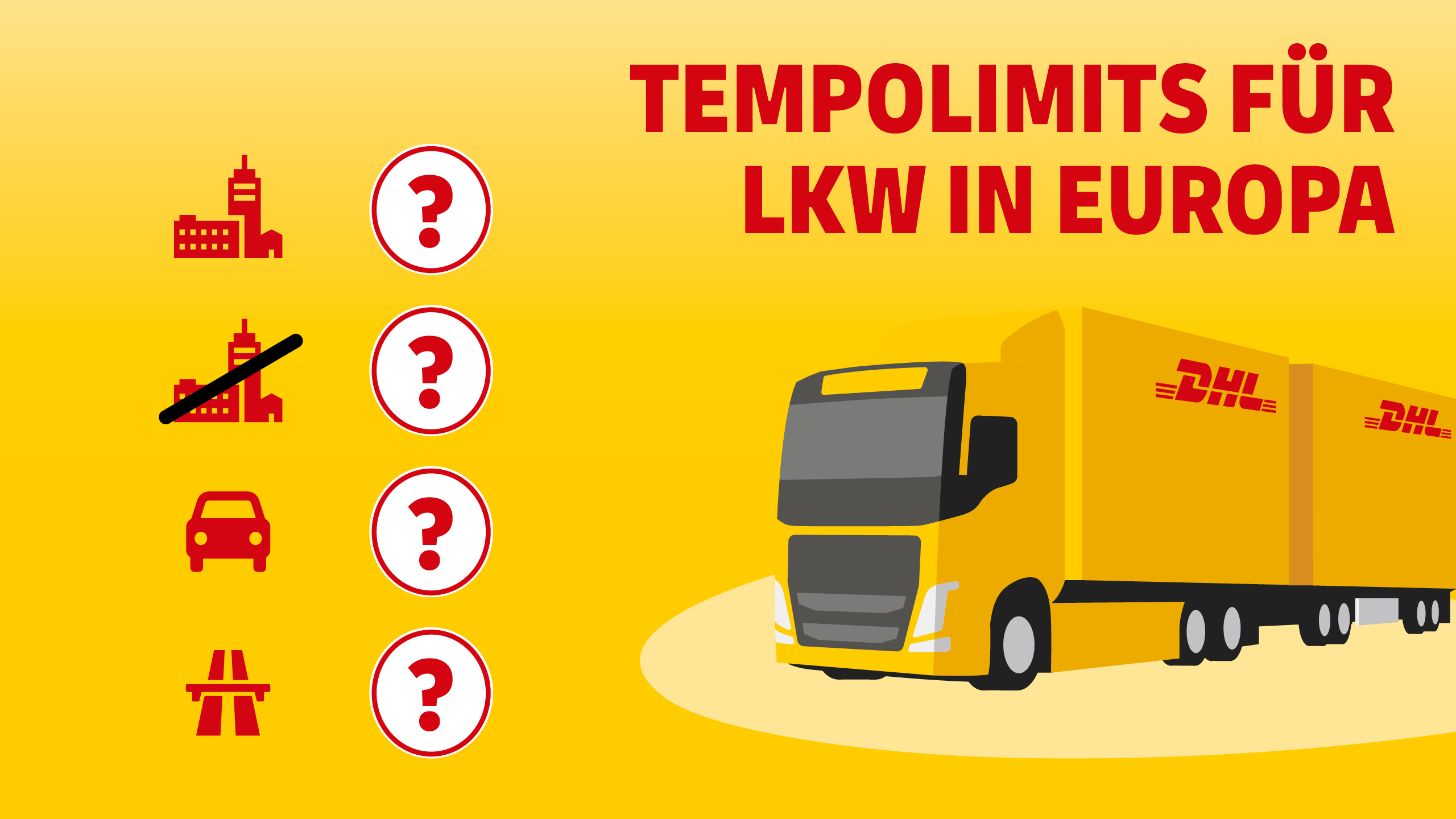 Tempolimit für Lkw in Europa – wie schnell Sie wo fahren dürfen