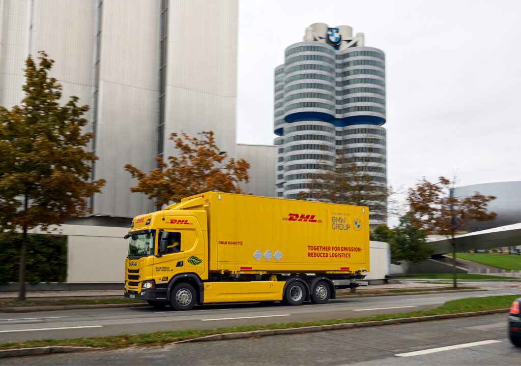 DHL Freight and BMW Group are working together