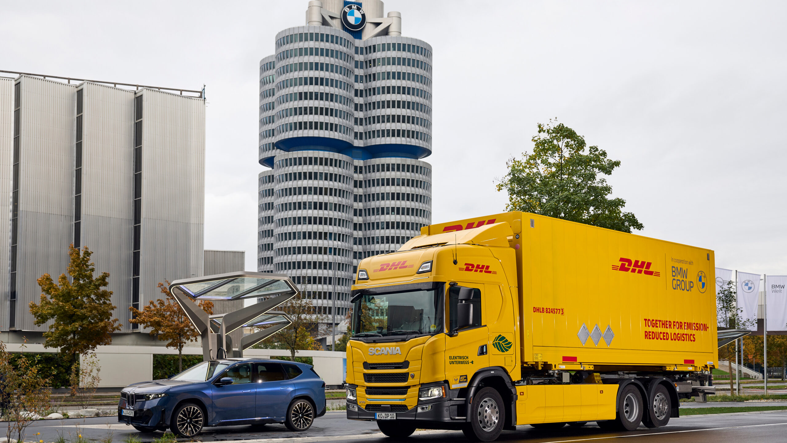 DHL Freight and BMW Group are working together