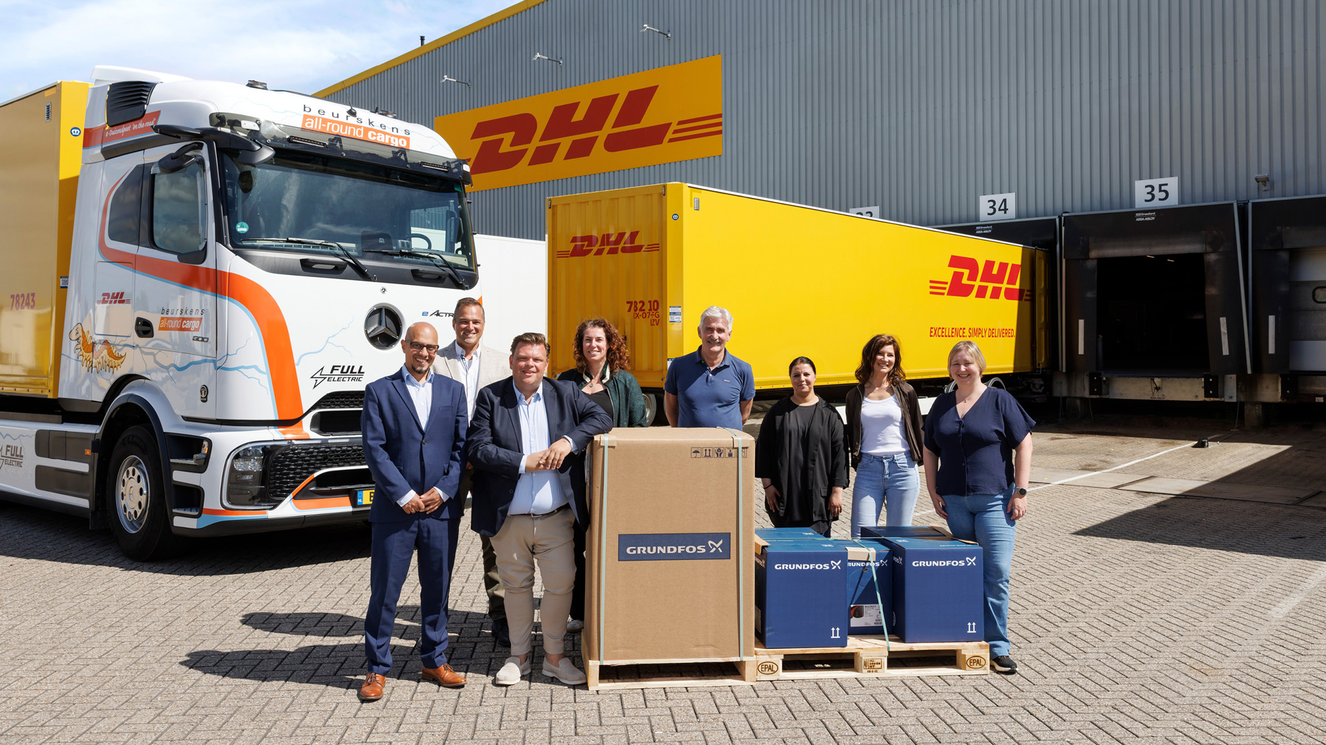 DHL Freight and Grundfos working together