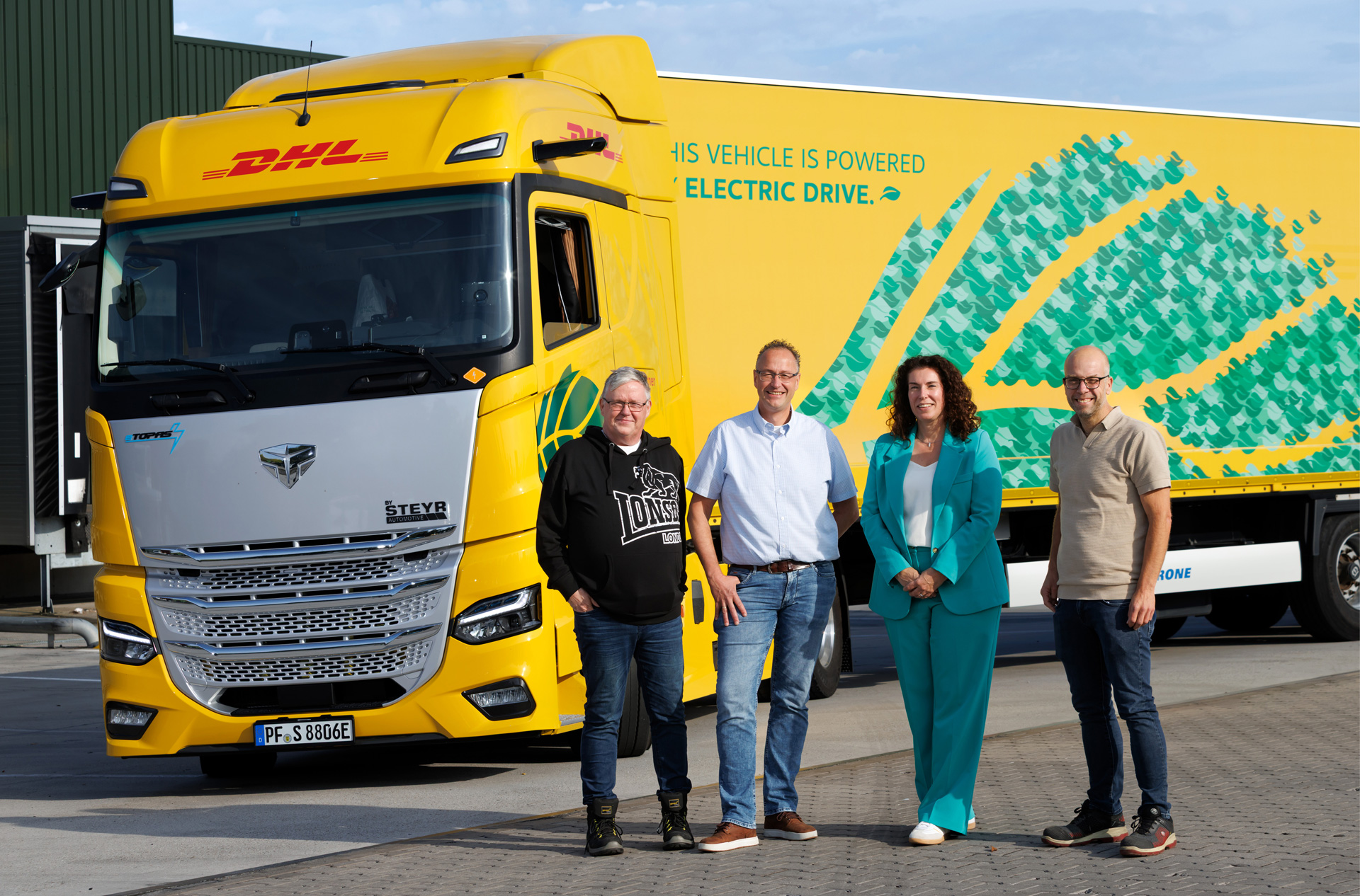 The first SuperPanther e-truck in the Netherlands